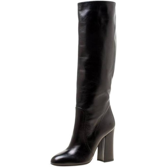 dolce and gabbana knee high boots